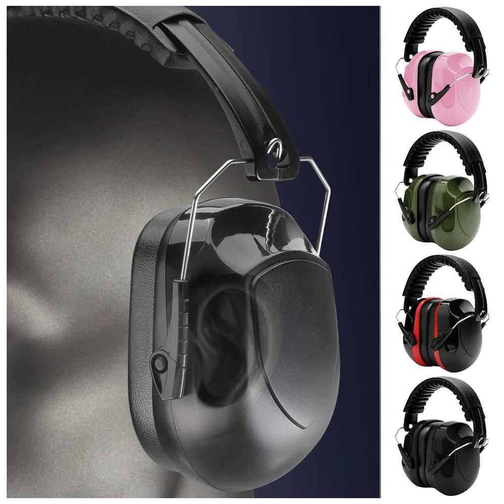 Ear Muff Foldable - SNR-34dB cabeça ajustável earmuffs redução de