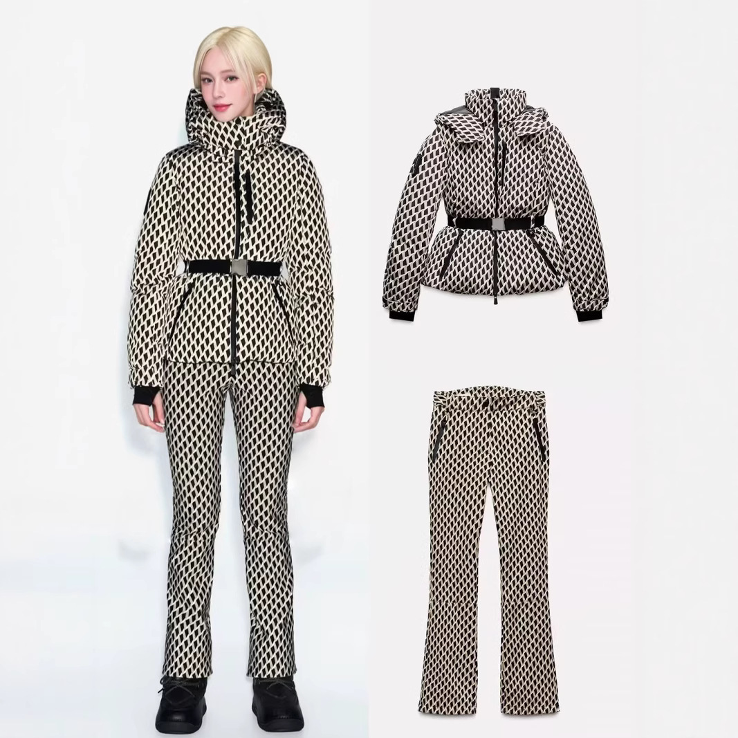 Winter Clothing Design - Inverno duas peças conjunto de esqui