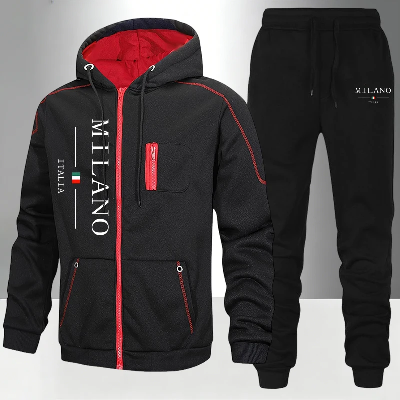 Winter Clothing Design - Conjunto Masculino de Moda Italiana: Casaco