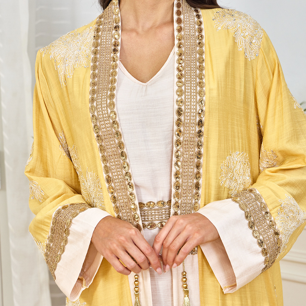 Vestido de festa com lantejoul - Yellow Winter Clothing avaliação e preço