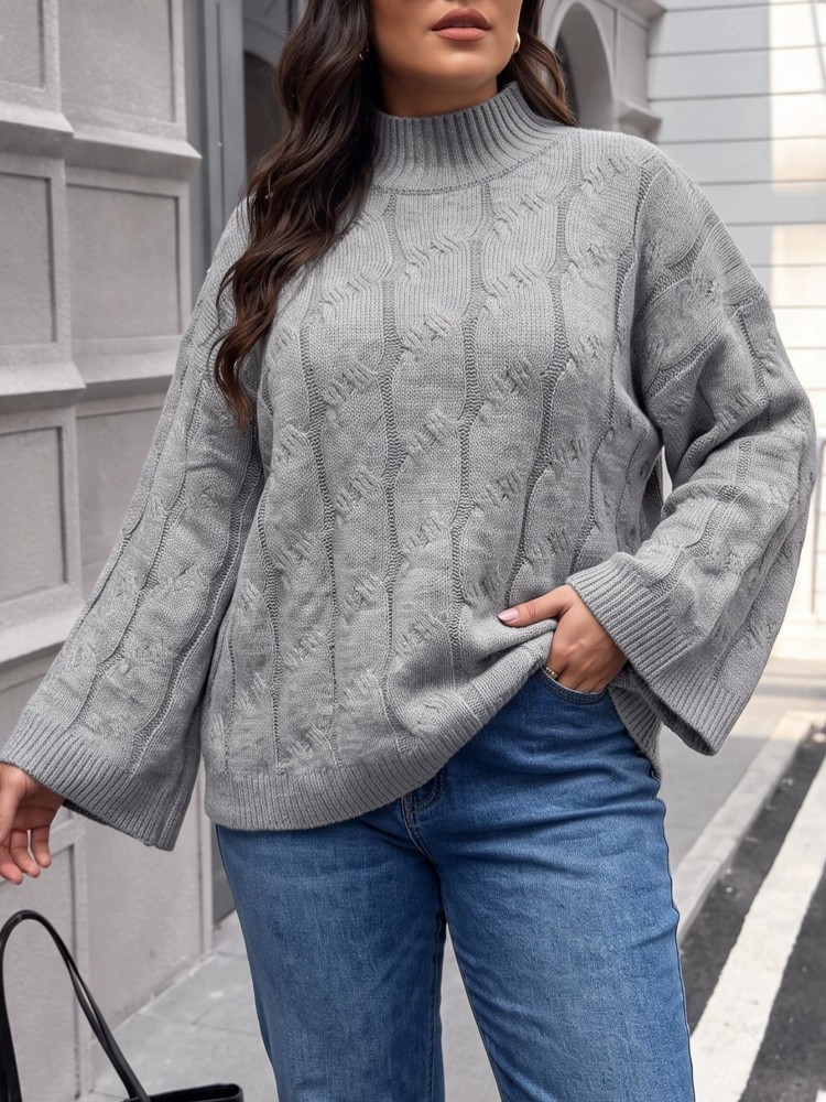 Suéter Feminino Plus Size Casu - Winter Clothing Plus Size avaliação e preço