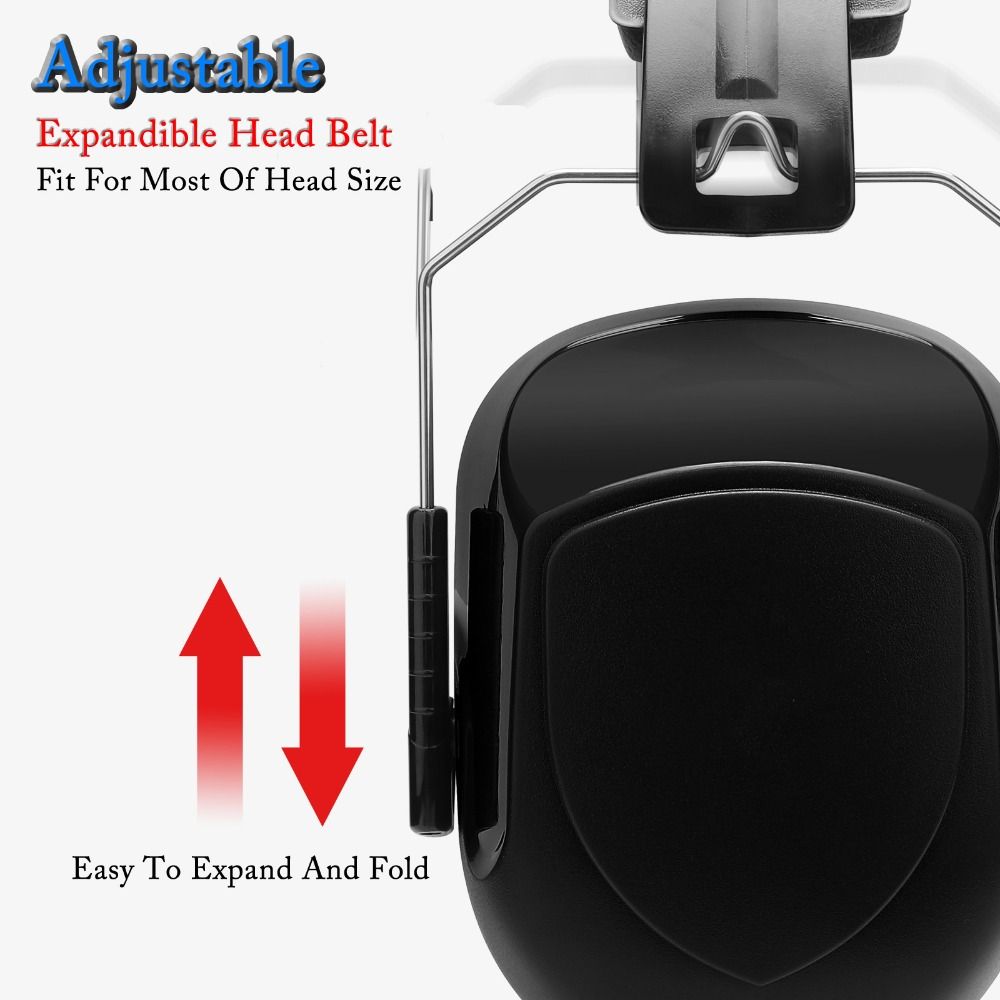 SNR-34dB cabeça ajustável earm - Ear Muff Foldable avaliação e preço