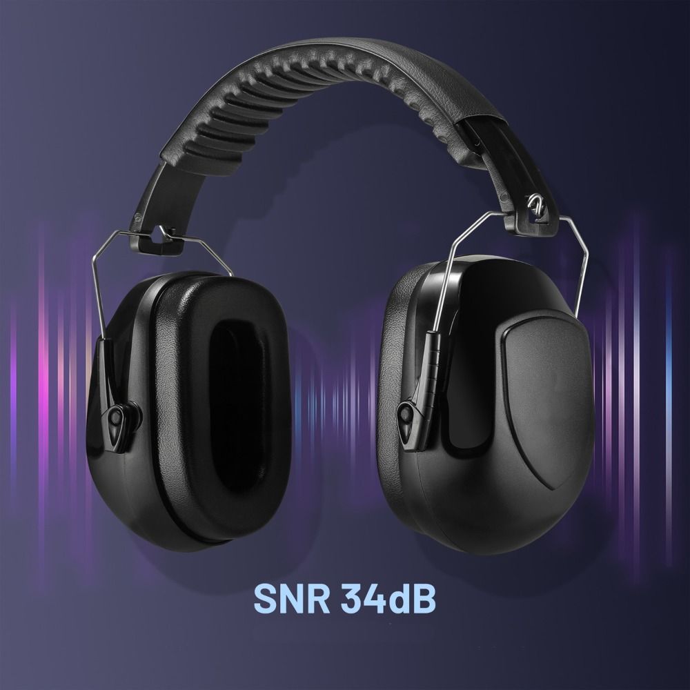 SNR-34dB cabeça ajustável earm - Ear Muff Foldable avaliação e preço