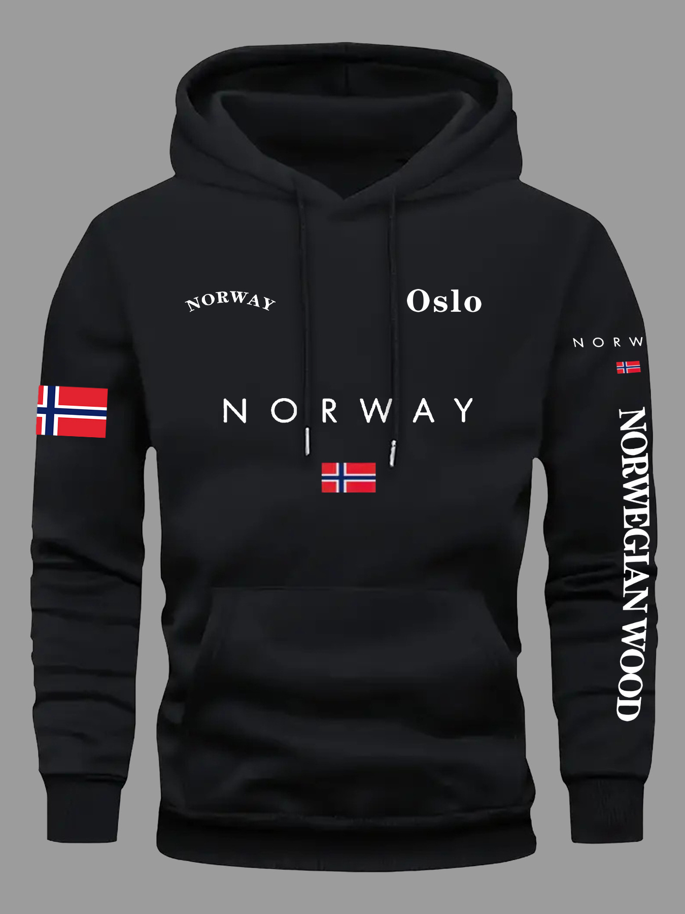Moletom com Capuz Bandeira da  - Winter Clothing Norway avaliação e preço