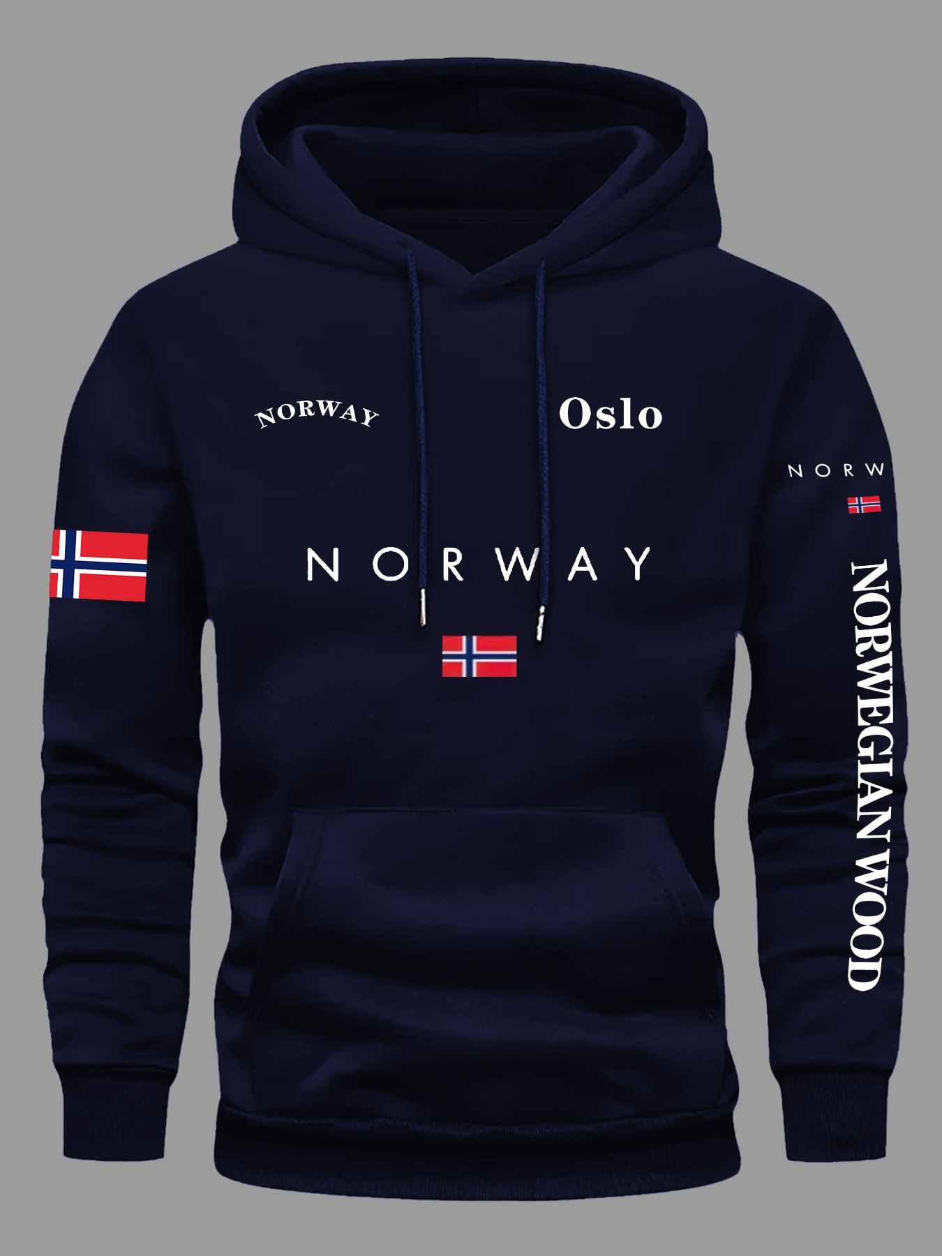 Moletom com Capuz Bandeira da  - Winter Clothing Norway avaliação e preço