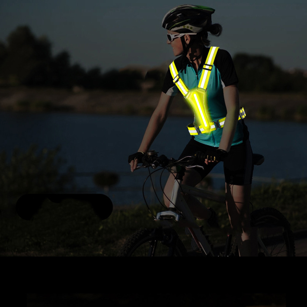 Colete de Corrida LED Ajustáve - Yellow Winter Clothing avaliação e preço