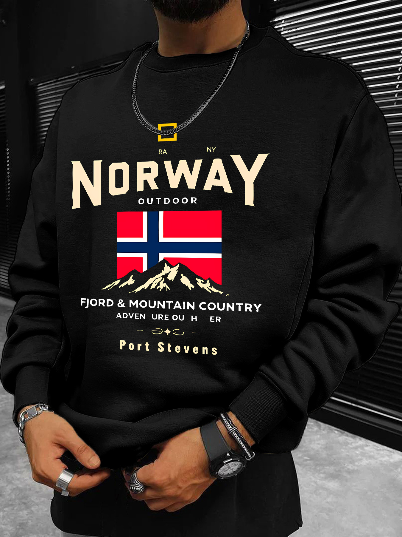 Moletom Masculino com Estampa  - Winter Clothing Norway avaliação e preço