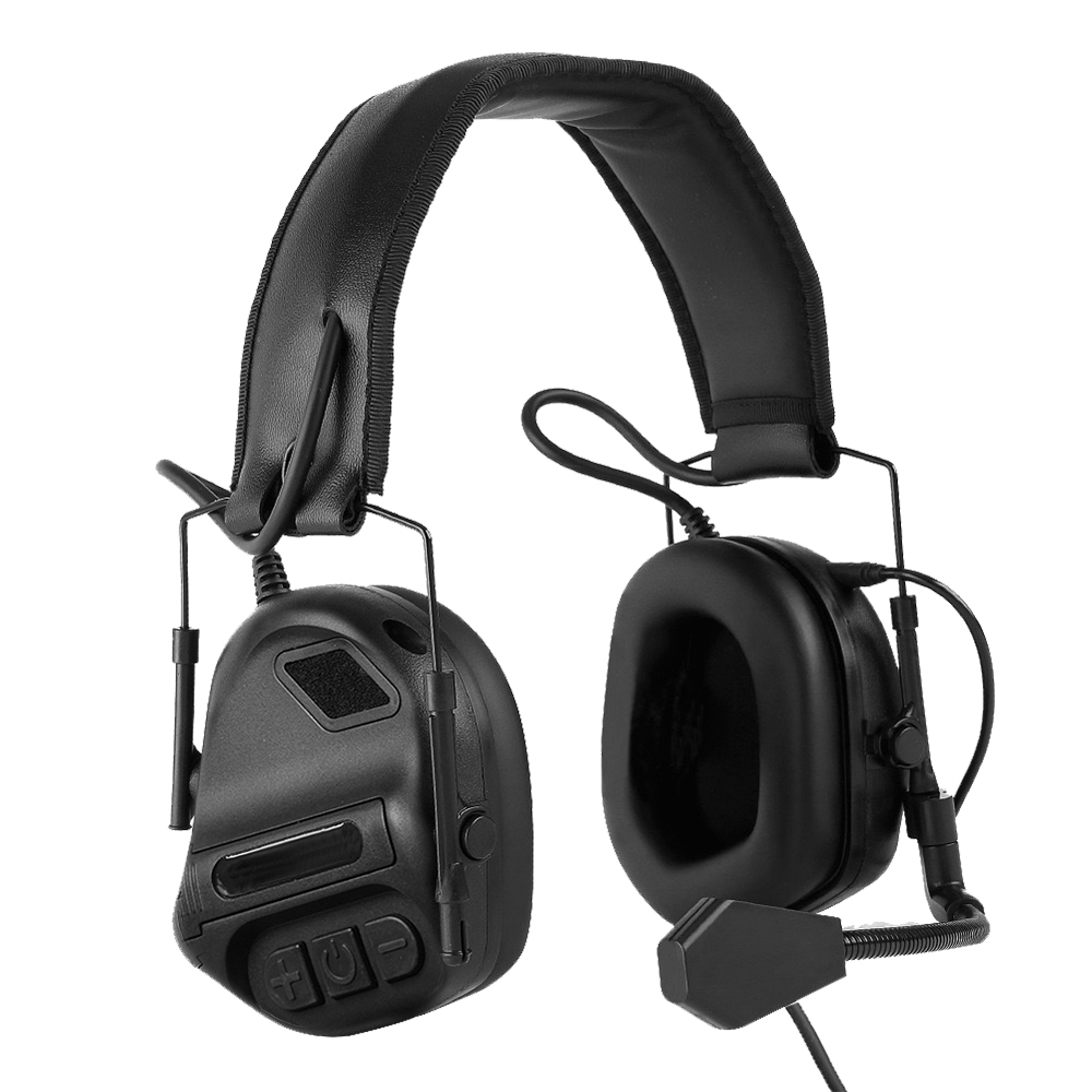 Booiu tático tiro eletrônico f - Ear Muff Foldable avaliação e preço