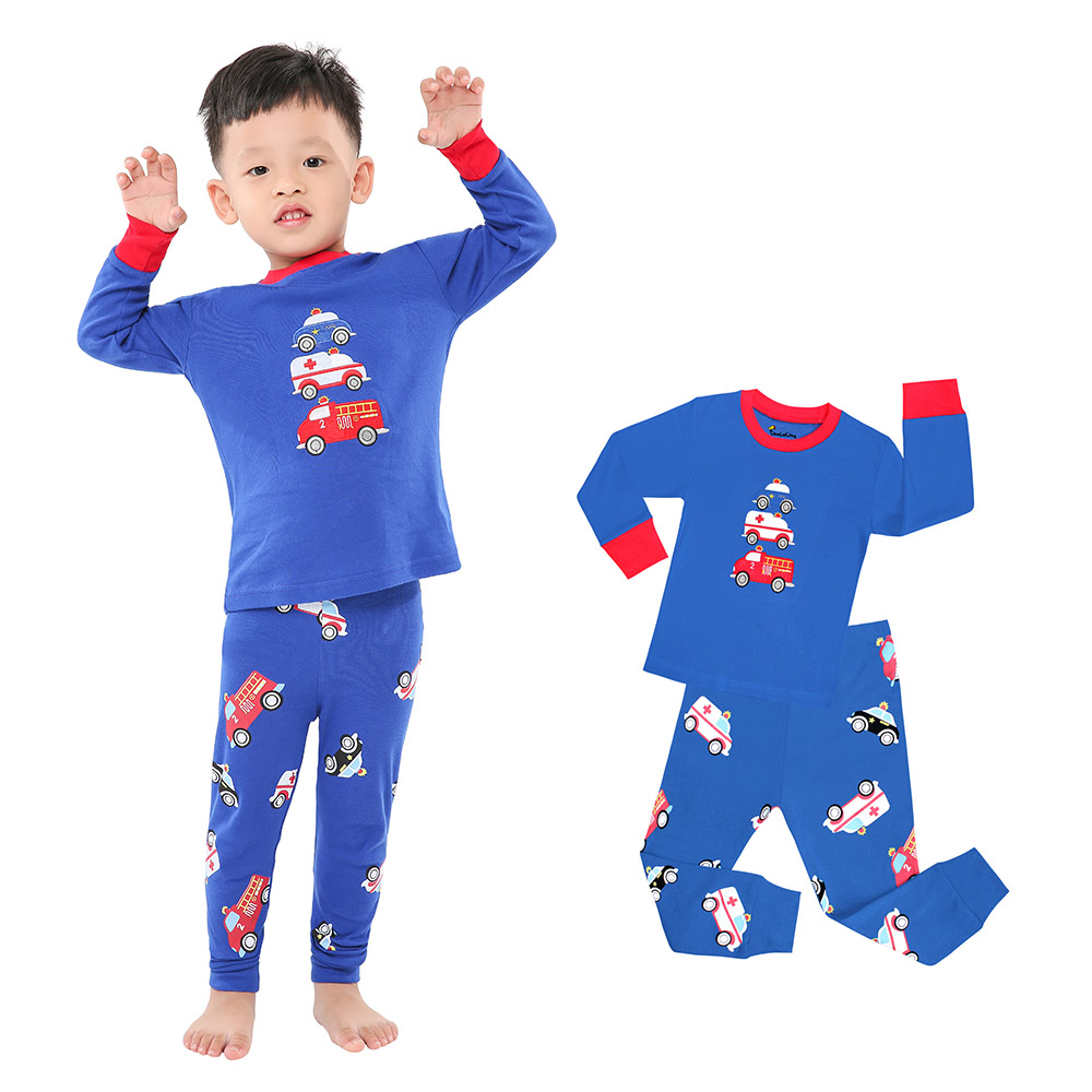100 Cotton Boys Pajamas Sets 2 - Winter Clothing Baby Boy avaliação e preço
