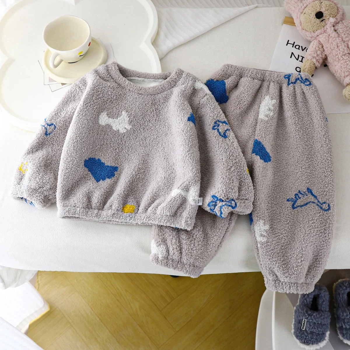 Pijama grosso de lã quente inf - Winter Clothing Baby Boy avaliação e preço