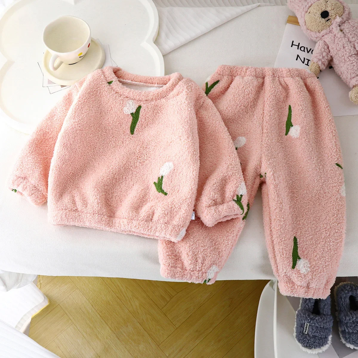 Pijama grosso de lã quente inf - Winter Clothing Baby Boy avaliação e preço