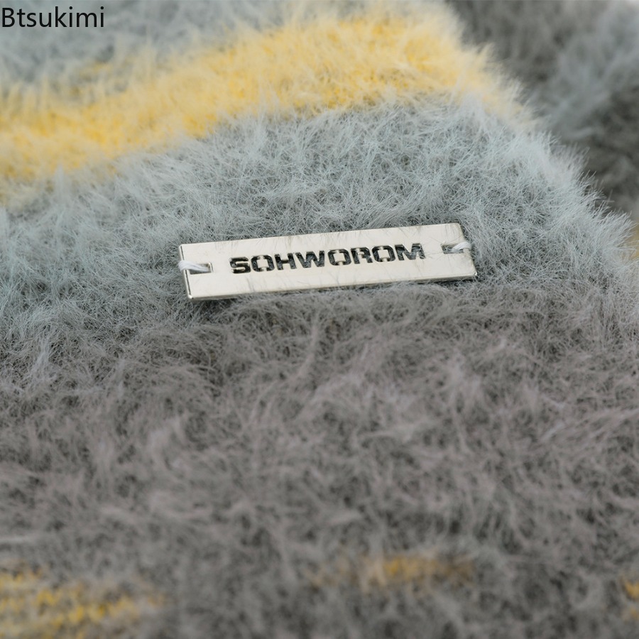 Cardigan de malha engrossado l - Yellow Winter Clothing avaliação e preço