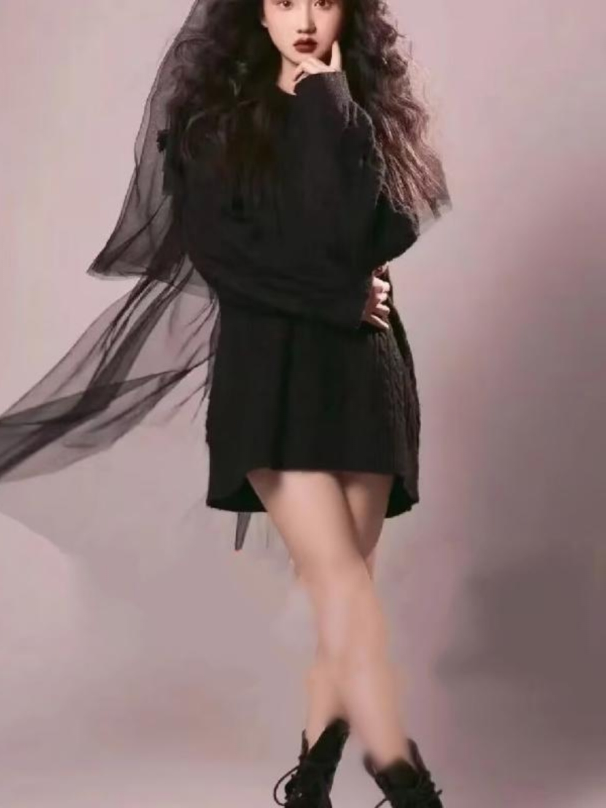 Nova Moda: Suéter Preto para E - Winter Clothing Photo avaliação e preço