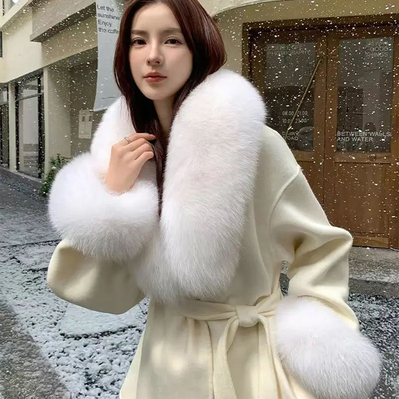 2025 gola de pele de raposa re - Winter Clothing Design avaliação e preço