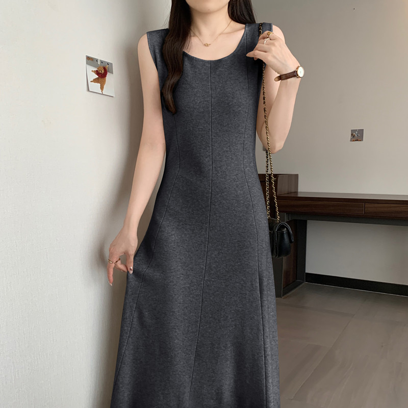 Elegante sólido sem mangas mal - Winter Clothing Plus Size avaliação e preço