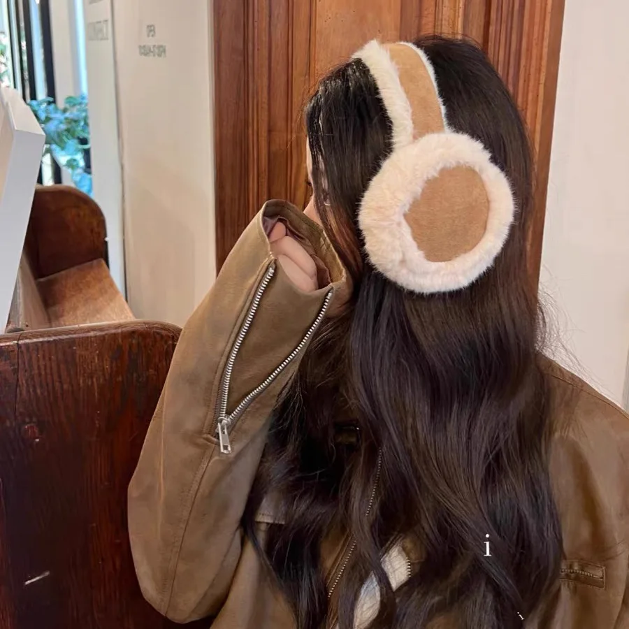 Moda de pelúcia orelha muffs d - Ear Muff Foldable avaliação e preço