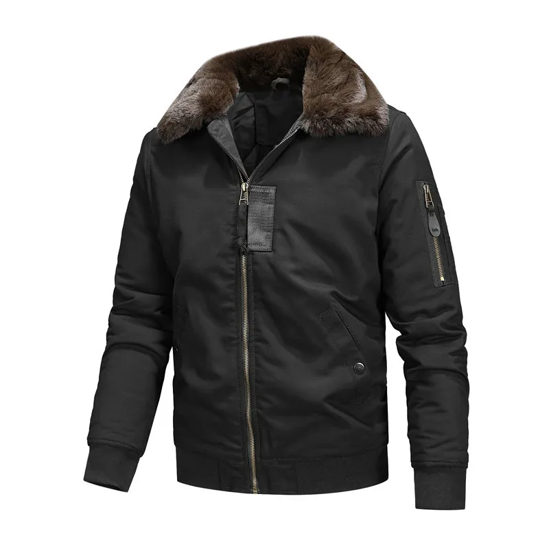 Novo inverno dos homens jaquet - Quality Winter Clothing Bomber Jacket avaliação e preço