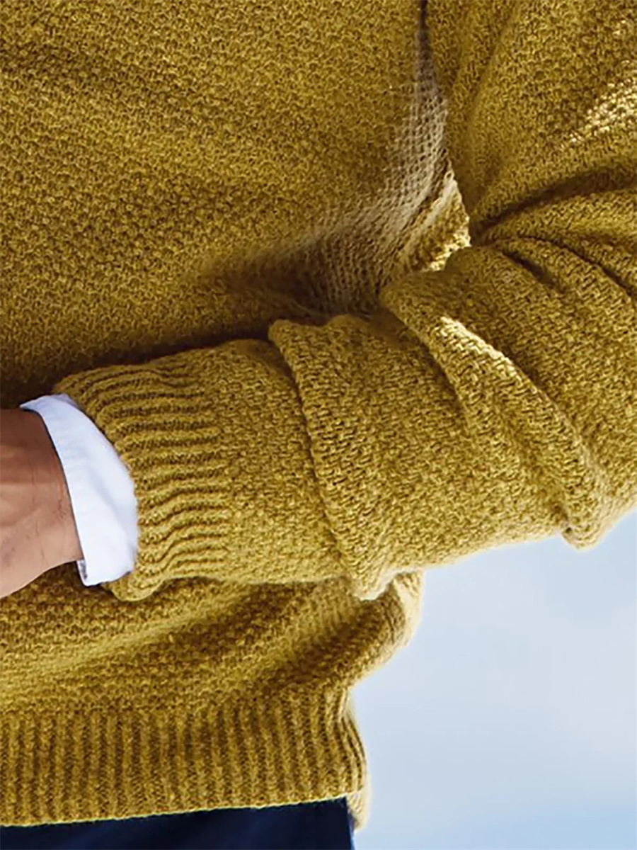 Outono inverno masculino suéte - Yellow Winter Clothing avaliação e preço